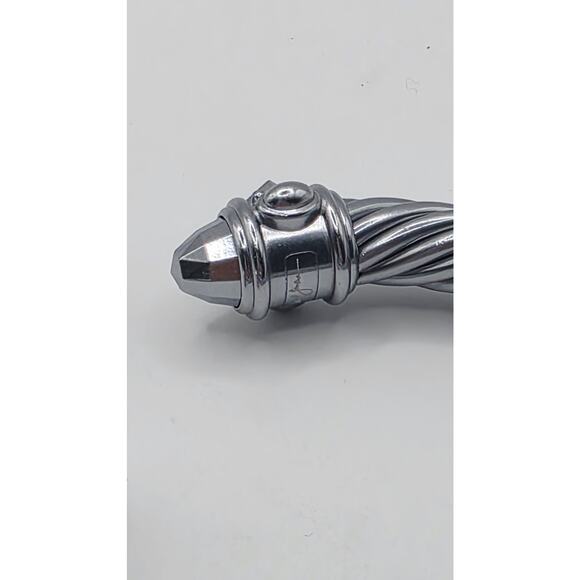 David Yurman Silver Aluminum Renaissance Cuff Bracelet - Picture 8 of 16